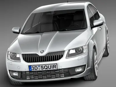 Skoda Octavia Sedan 2013 3D model