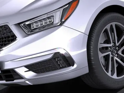 Acura MDX 2017 3D model