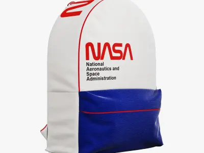 decorative set white NASA 3D model