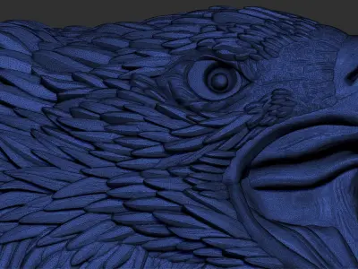 Eagle Pendant for Jewelry and Decorative Printing 3D print model