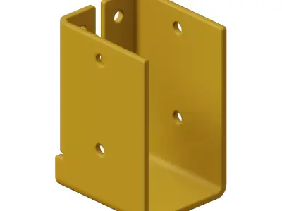 Plastic Joist Bracket 3D model