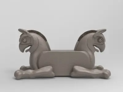 Achaemenid Persian griffin 3D model