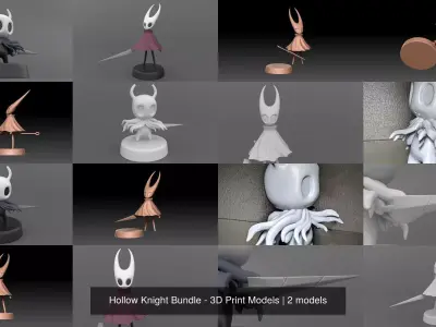 Hollow Knight Bundle - 3D Print Models 3D Model Collection