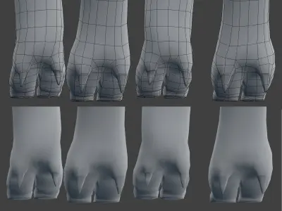 Pig Model Low-poly 3D model