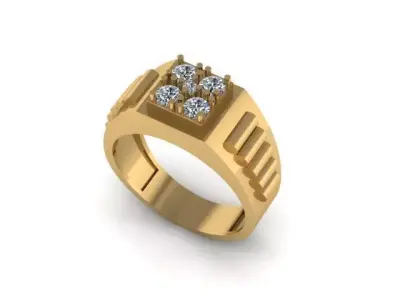 men ring 3D print model