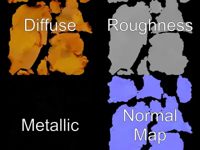 Samosa D Food Model Pack Low-poly 3D model