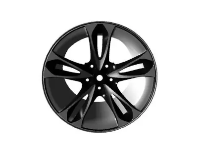 Rim For High Performance Cars AAA Low-poly 3D model