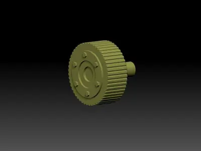 1-24 scale engine  3D print model
