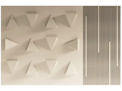 Wall 3D panel 11 3D model