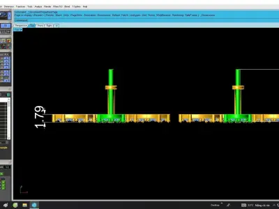 A75967 Luxury Korean Style Fashion Diamond Earring 3D print model