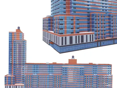 AVA High Line Building 3D model