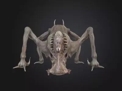 Aberrant Crawler Low-poly 3D model