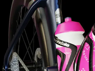 Cannondale SystemSix Roadbike Low-poly 3D model