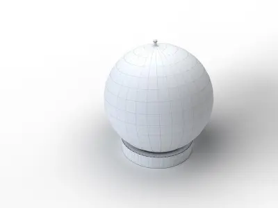 Vintage Globe 3D model