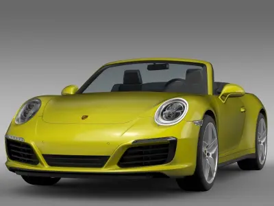 Porsche 911 Carrera S Cabriolet 991 2016 3D model
