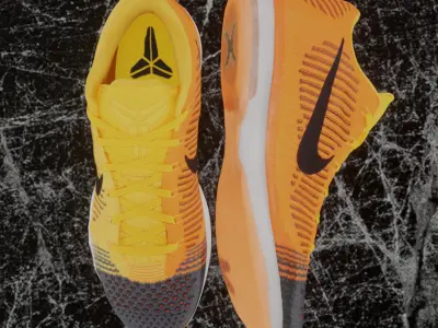 NIKE KOBE 10 ELITE CHESTER 3D SHOES  Low-poly 3D model