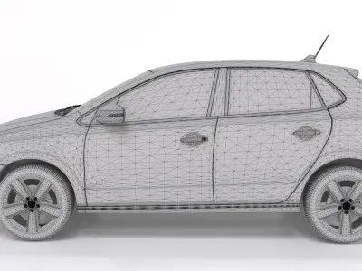 POLO TDI Hatchback Car 3D model