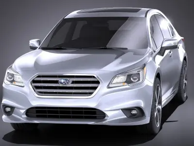 Subaru Legacy 2017 VRAY 3D model