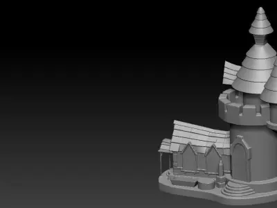 Mini Castle for your Office table and Home 3D print model