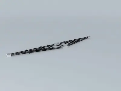 Bamboo truss 3D model