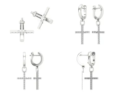 Earrings od101 3D print model