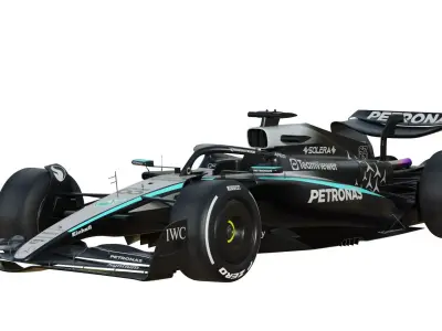 F1 Mercedes W16 2025 3D model