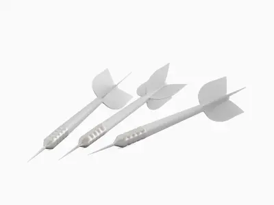 Dart 01 Low-poly 3D model