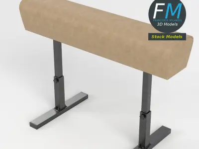 Vaulting horse 3D model