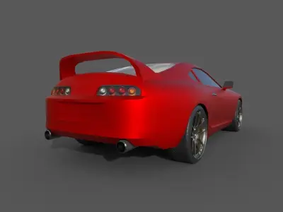 SUPRA REPLICA Low-poly 3D model