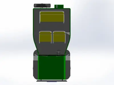 WILLY JEEP Low-poly 3D model