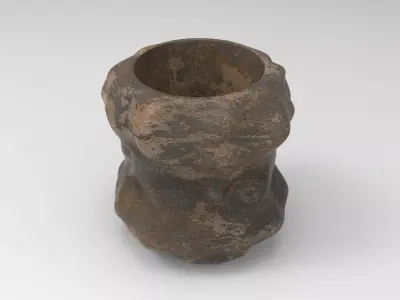 Nou Vase Low-poly 3D model