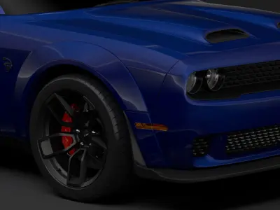 Dodge Challenger SRT Hellcat Widebody LC 2020 3D model