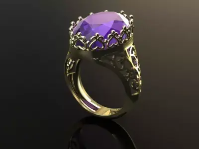 Luxury Ring 3D print model