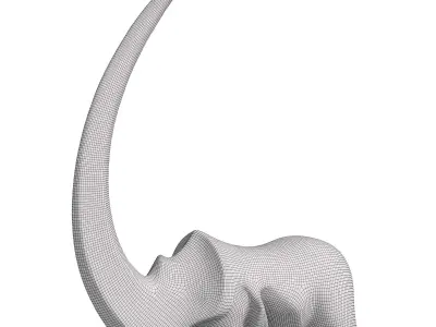 Decorative Sculpture 01 Low-poly 3D model