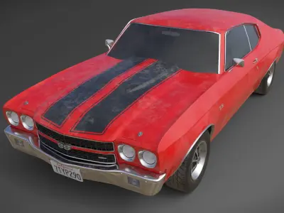 Chevrolet Chevelle SS 1970 3D model