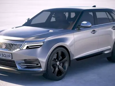 Generic Luxury SUV 2019 3D model