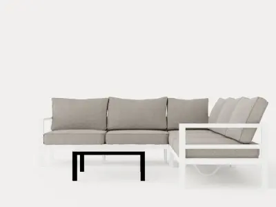 Leone sofa group Low-poly 3D model