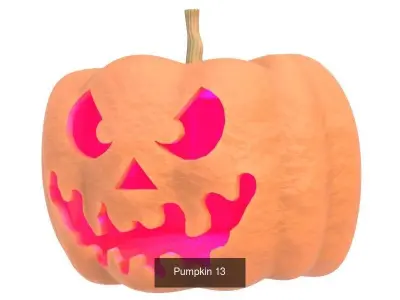 Pumpkin vol 02 3D Model Collection