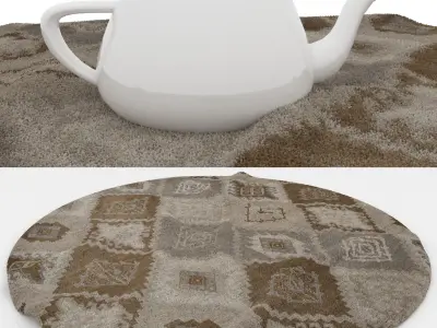 Rugs No 227 Low-poly 3D model