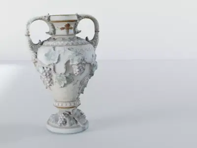 stone vase photoscanned 3D model