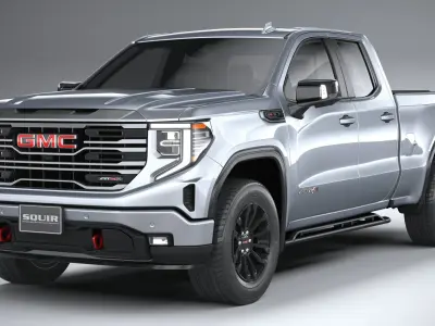 GMC Sierra AT4X double cab 2022 3D model