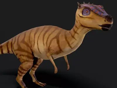 Dracorex Dinosaur Low Poly Low-poly 3D model