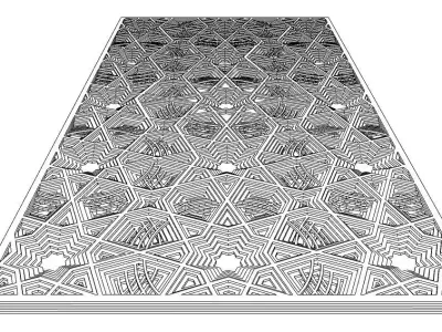 multilayer islamic art 3D print model