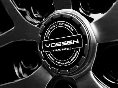 Vossen Hybrid forged HF2 car ring Low-poly 3D model