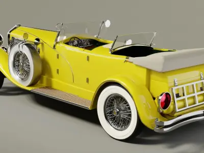 Last Gatsby Car 3D model