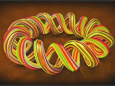 Spiral in Spiral Free 3D model