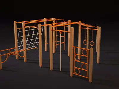 Sports complex 8 3D model