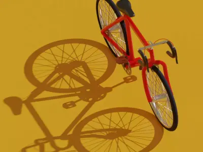 bicycle 3D model from CGTrader - Textured