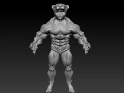 Game-Friendly 3D Character  Low-poly 3D model