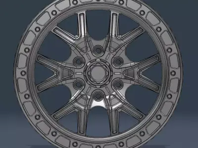 Beadlock Wheel 3D print model